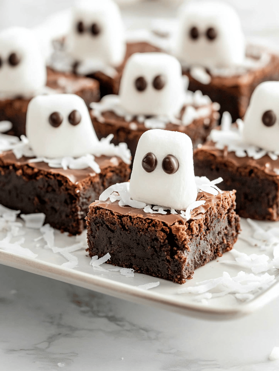Spooky Sweetness: The Charm of Halloween Ghost Brownies