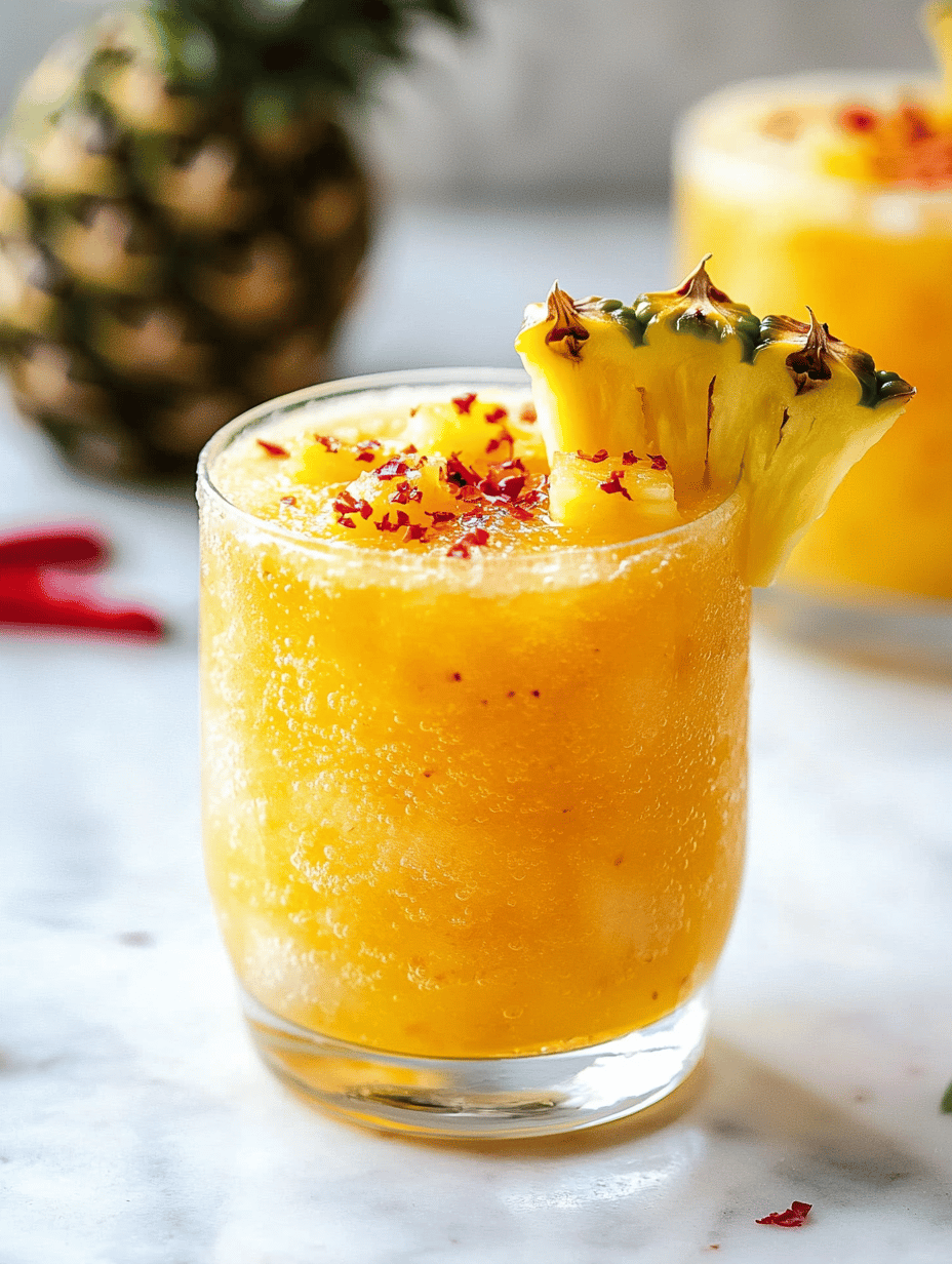 The Surprising Charm of Spicy Pineapple Slushie