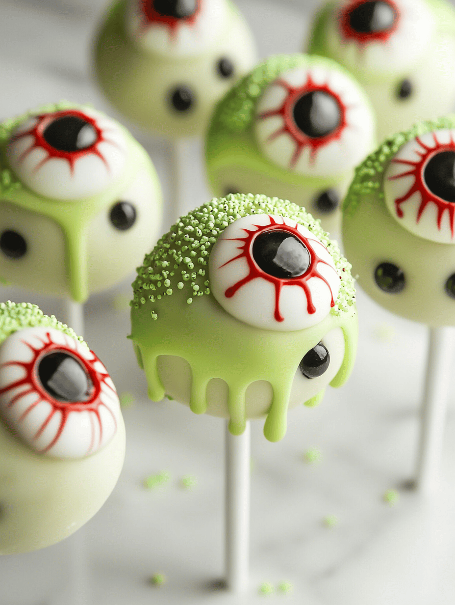 Spooky Delight: Halloween Monster Eyeball Cake Pops with a Ghoulish Twist