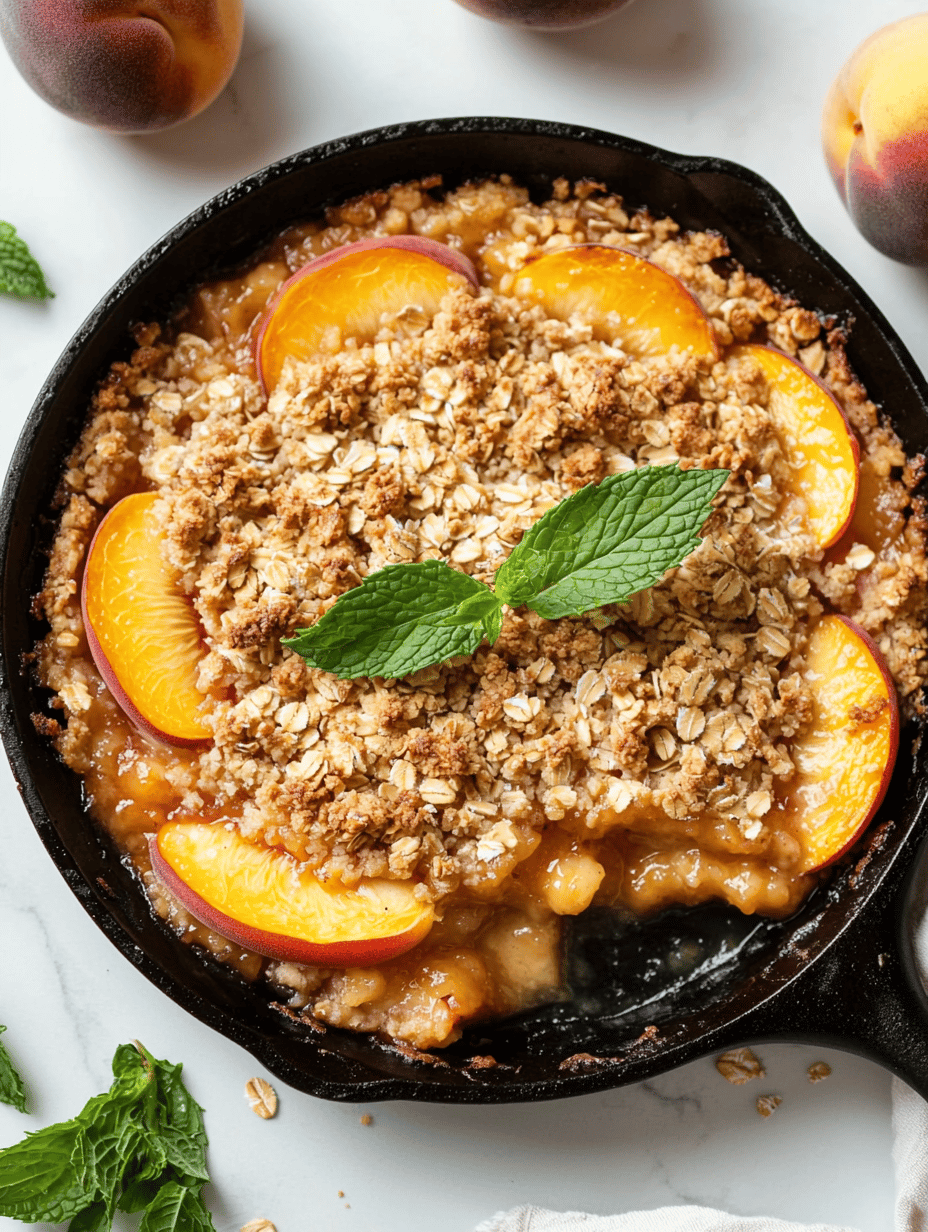 Transform Your Summer with a Rustic Peach Crisp Masterpiece