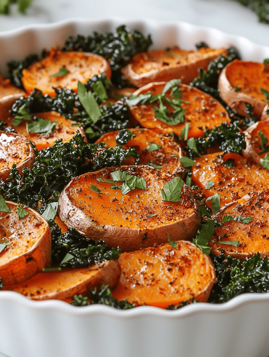 Twist and Roar: The Unexpected Charm of Sweet Potato and Kale Casserole