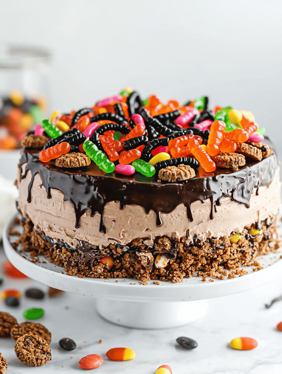 Halloween Dirt Cake with Gummy Worms: A Spooky Toddler Mischief