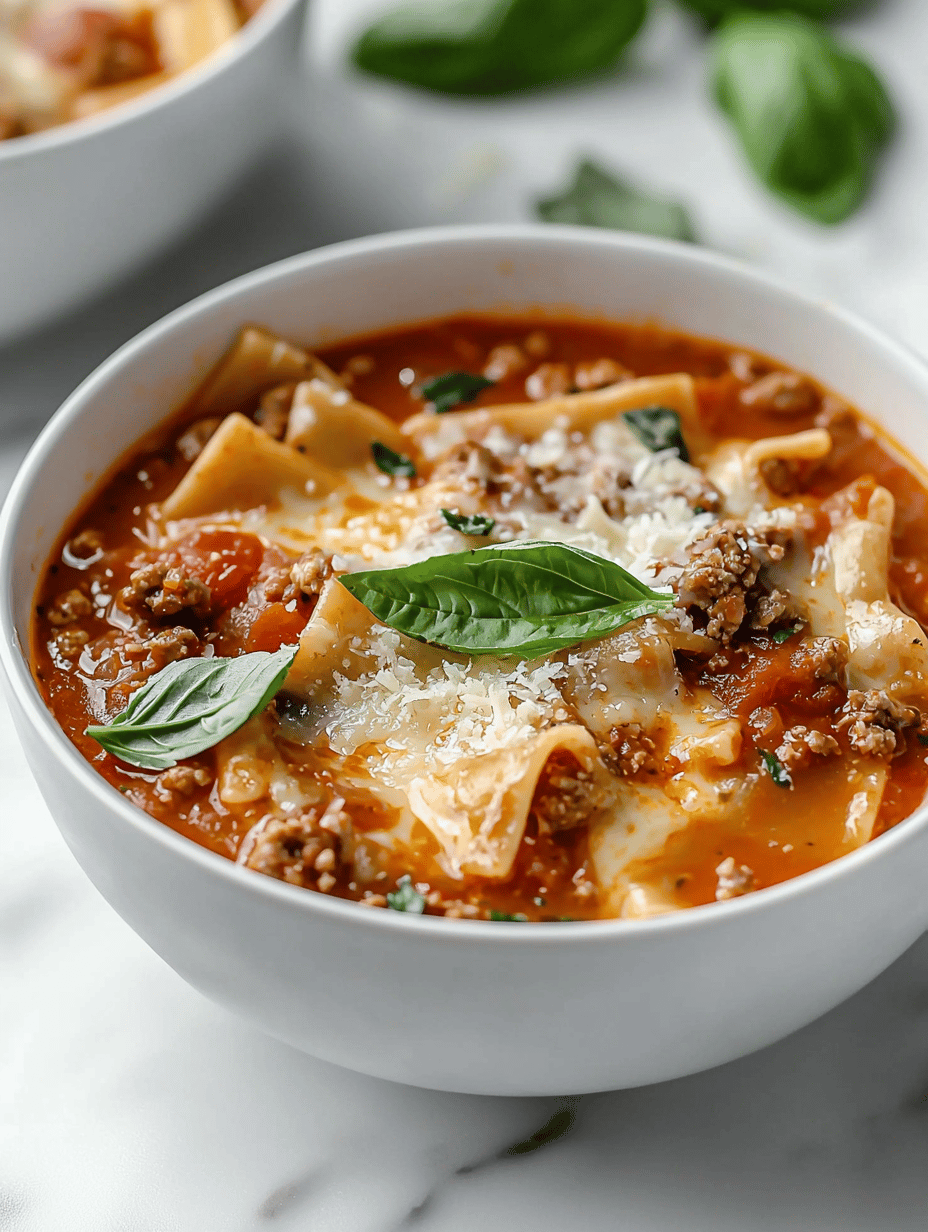 Layered Comfort: The Magic of Lasagna Soup