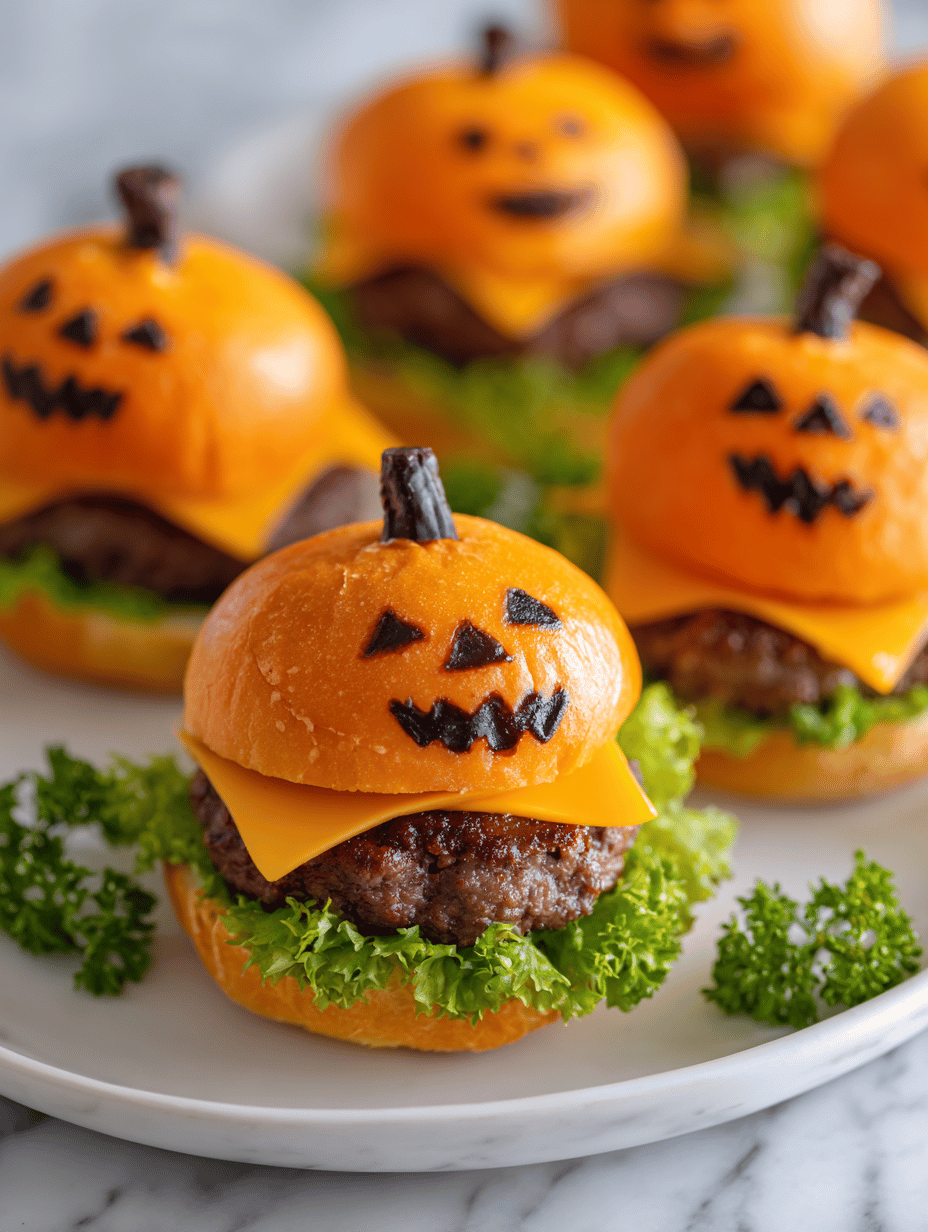Jack O’ Lantern Burgers: A Playful Autumn Feast with a Twist