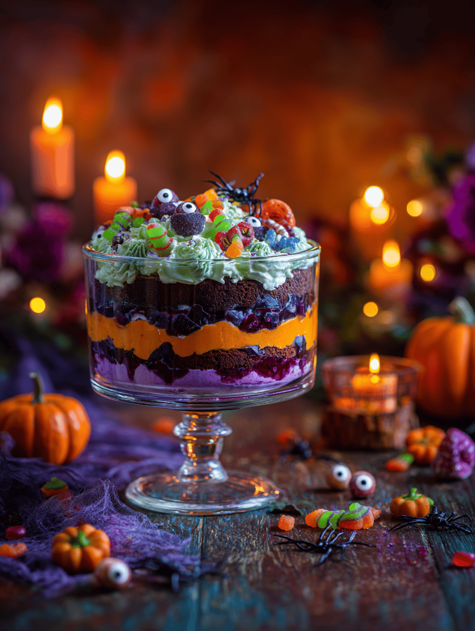 Halloween Trifle: A Spooky Layered Delight with a Twist