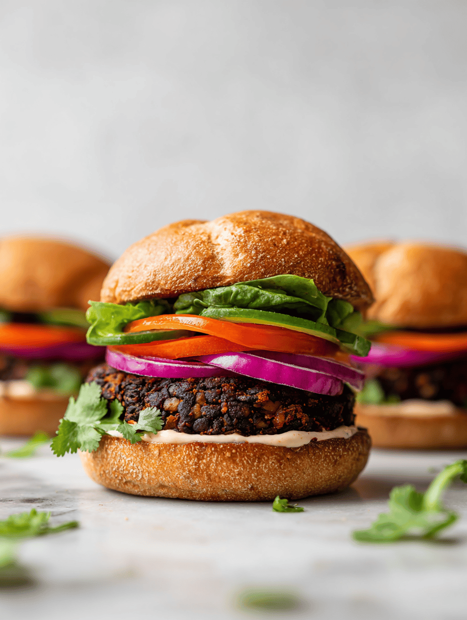 Black Bean Burgers with a Twist: A Cozy, Unexpected Spin