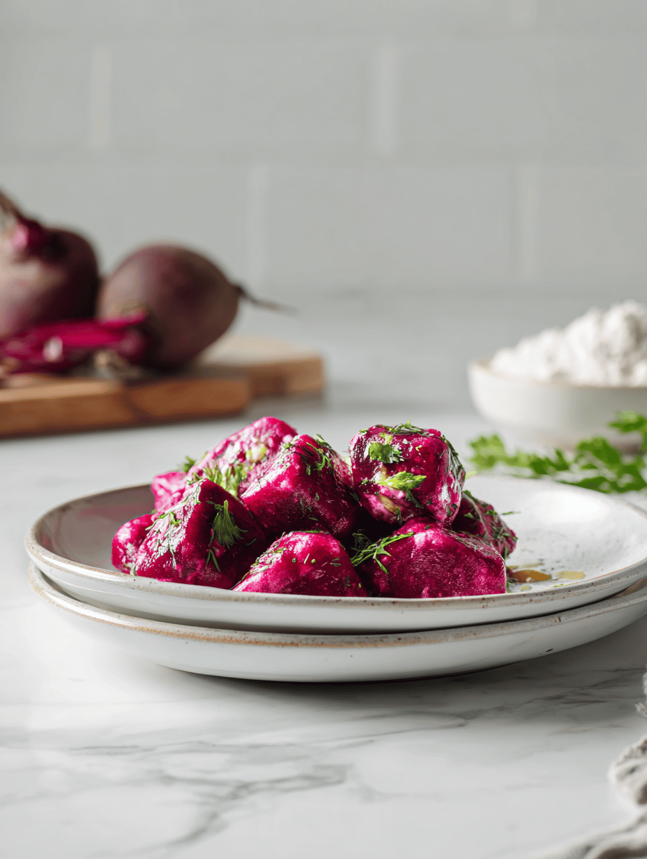 Bloody Beet Gnocchi: A Rustic Twist on a Classic Pasta