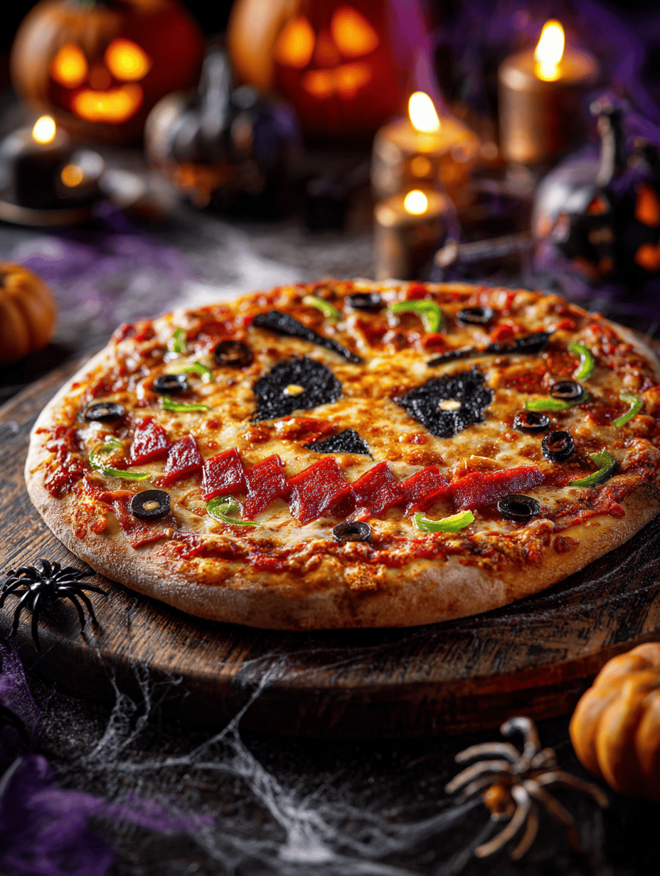 Spooky Fun: Homemade Halloween Pizza with a Creepy Twist